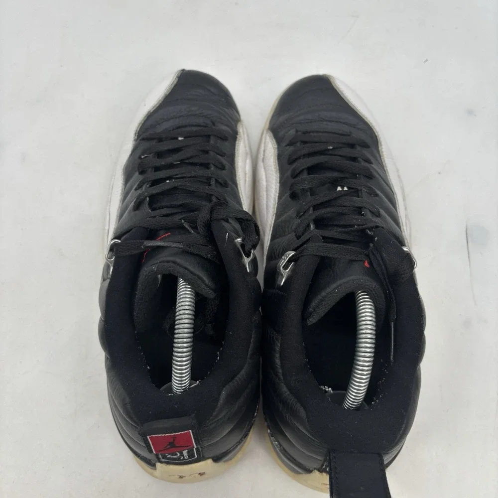 Nike Air Jordan 12 Retro Low Shoes Mens 10 308317-004 Black White Sneaker y2k